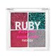 Paleta Ruby Kisses Glitter Eletric Glaze Fuchsia