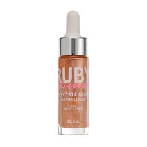 Glitter Liquído Ruby Kisses Electric Glaze Blush Gold