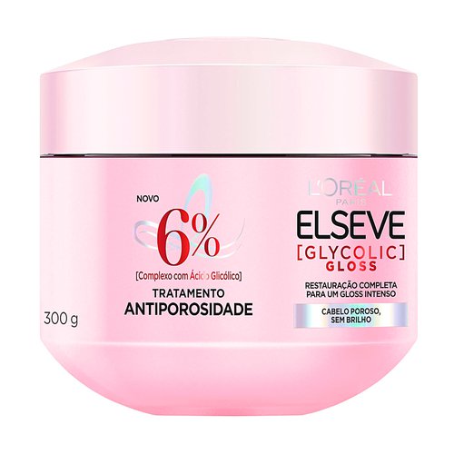 Máscara Elseve Glycolic Gloss 300g