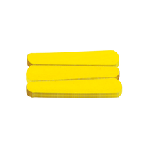 Lixa para Unhas Mini Amarela Santa Clara - 144 Unidades