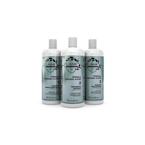 Kit Progressiva G Hair Escova Alemã C/3 – 1000ml