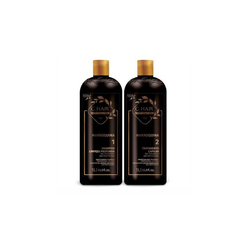 Kit Progressiva G Hair Escova Marroquina C/2 – 1000ml