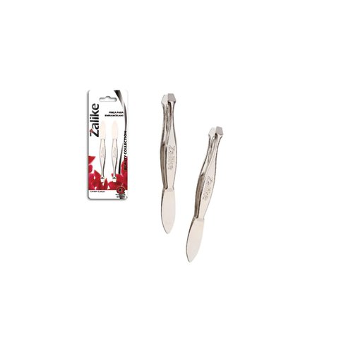 Pinça Zalike Beauty Collection Reta - 2 unidades