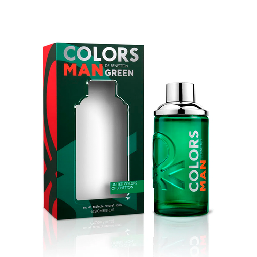 Perfume Masculino Eau de Toilette Benetton Colors Green Man - 200ml