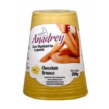 Cera Depilatória Quente Anadrey Chocolate Branco - 200g