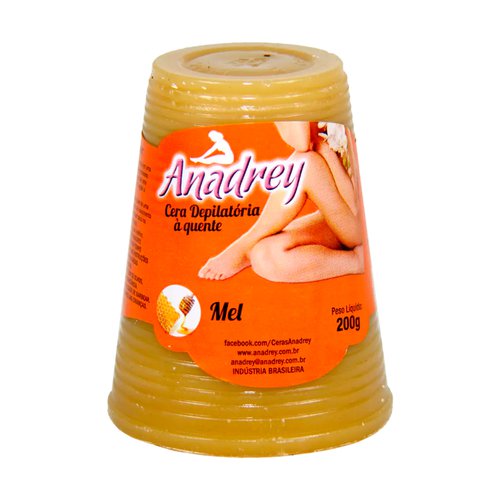 Cera Depilatória Quente Anadrey Mel - 200g