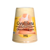Cera Depilatória Quente Gyulliana Chocolate Branco - 200g