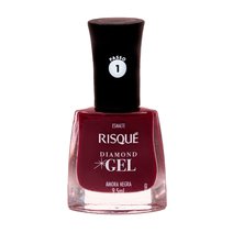 Esmalte Risqué Diamond Gel Amora Negra