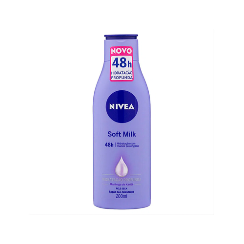 Hidratante Corporal Nivea Soft Milk 48h - 200ml