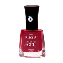 Esmalte Risqué Diamond Gel Vinho Bordô