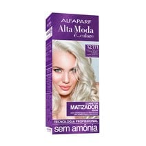 Coloração Sem Amônia Alta Moda Matizador 12.111 Louro Platina Cinza Super Intenso