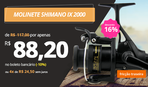 Molinete Shimano IX 2000