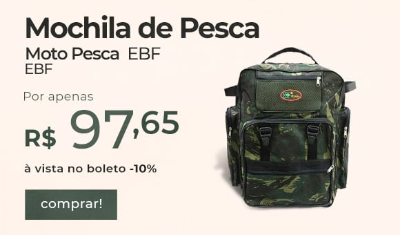 Mochila Moto Pesca