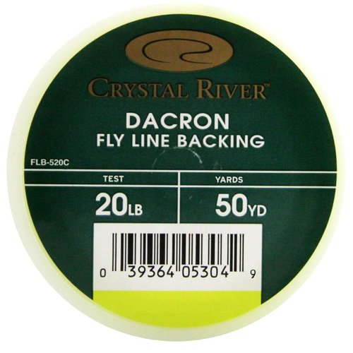 Linha Fly Backing Dracon Crystal River - Cor Laranja