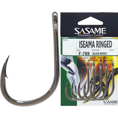 Anzol De Pesca Sasame Iseama Ringed  F-769 Black Nickel