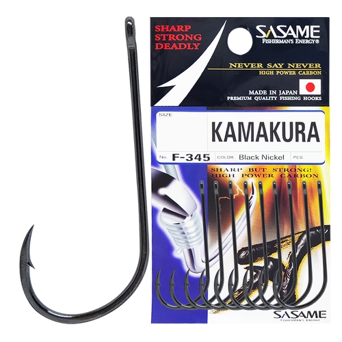 Anzol De Pesca Sasame Kamakura F-345 Black Nickel