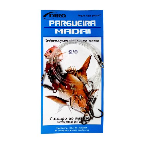 Pargueira Madai Diro Pro-fishing Celta 4 Anzóis