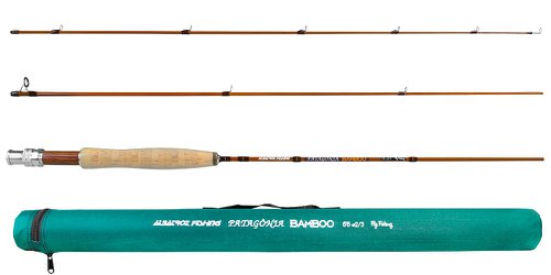 Vara Albatroz Patagônia Bamboo Fly Fishing #10 9.0 pés de 4 partes