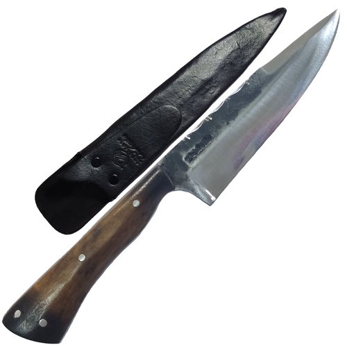 Faca D'Avila De 6" Para Churrasco Em Aço Carbono 5160 Com Cabo Em Madeira