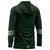 Camiseta Mar Negro Fishing Sublimada Estonada Verde Com Capuz