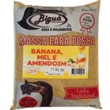 Massa Para Pesca Biguá Tradicional Banana Mel Amendoim 500 Gramas