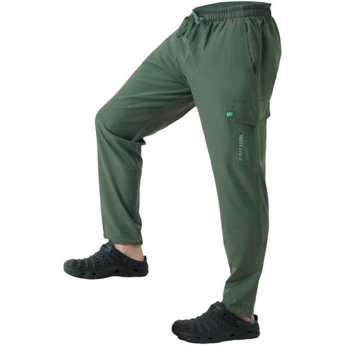 Calça Masculina De Pesca Mar Negro Flex Musgo