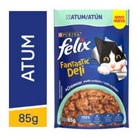 Ração Úmida Nestlé Purina Felix Fantastic Deli Atum - 85g