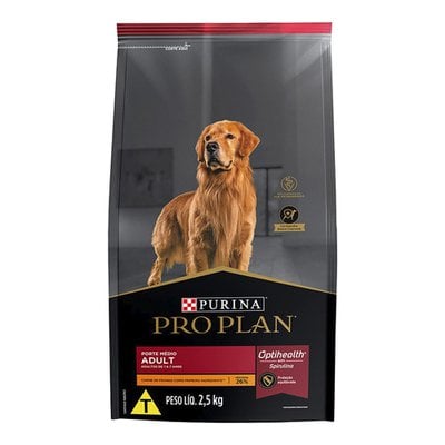 Ração Nestlé Purina Pro Plan Adult Med Br Para Cães Adultos De