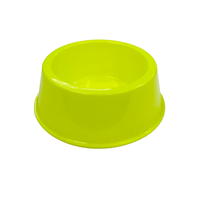 Comedouro Pet Toys Filhote Simples Amarelo Neon - 300 Ml