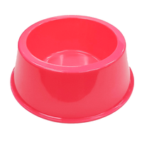 Comedouro Pet Toys Médio Simples Rosa Neon - 1000 Ml