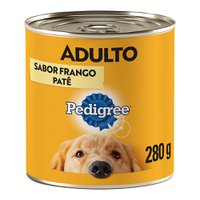 Ração Úmida Lata Pedigree Sabor Frango Patê para Cães Adultos - 280g