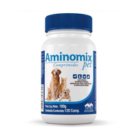 Suplemento Vitamínico Vetnil Aminomix Pet para Cães e Gatos - 120comp