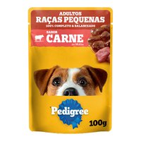 Ração Úmida Sachê Pedigree Sabor Carne ao Molho para Cães Adultos Raças Pequenas