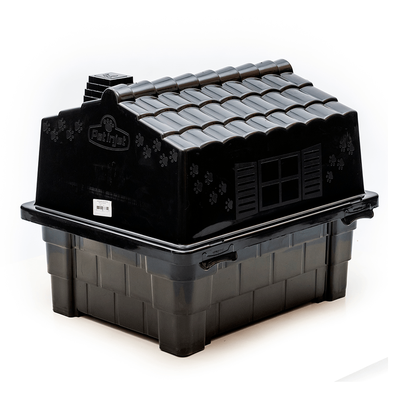Casa Pet Injet Black Dog House Evolution para Cães | PetCamp