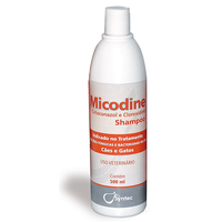 Micodine Shampoo Syntec Cetoconazol E Clorexidine Para Cães E Gatos - 500 Ml