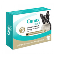 Vermífugo Ceva Canex Plus 3 Para Cães - 4 Comprimidos