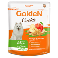 Biscoito PremieR Pet GoldeN Cookie Maça e Aveia para Cães Adultos de Raças Pequenas