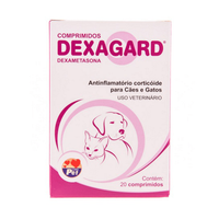 Anti-inflamatório Oral Labgard Dexagard Para Cães E Gatos 0.5 Mg - 20 Comprimidos