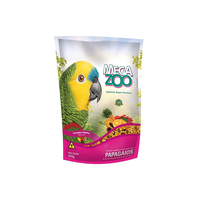 Ração Megazoo Para Papagaios Frutas E Legumes - 600 G