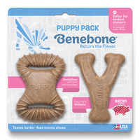Brinquedo Benebone Puppy Pack Bacon - 2 Unidades