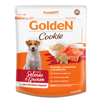 Biscoito PremieR Pet GoldeN Cookie Salmão e Quinoa para Cães Adultos de Raças Pequenas