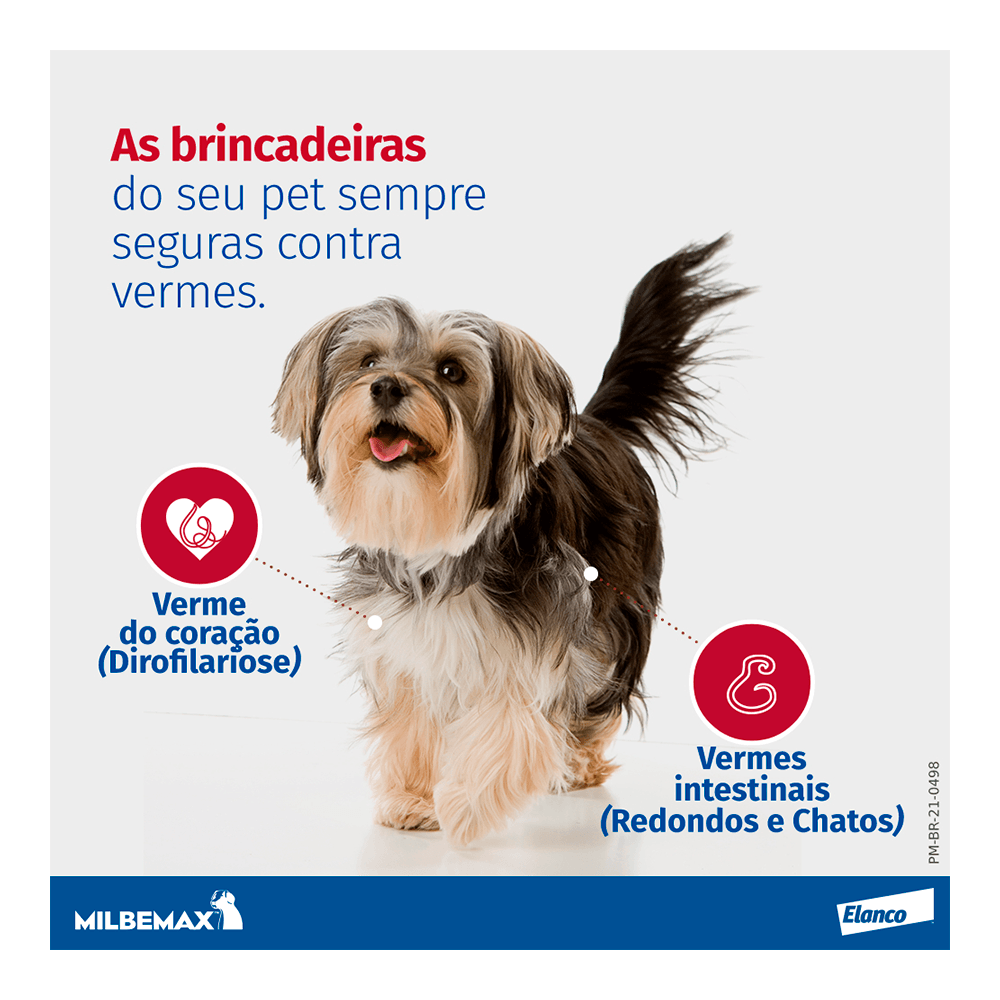Vermífugo Elanco Milbemax C para Cães de a 25kg PetCamp