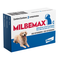 Vermífugo Elanco Milbemax C para Cães de 5 a 25kg