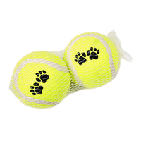 Brinquedo Chalesco Bola De Tenis 2 Unidades Para Cães - Médio