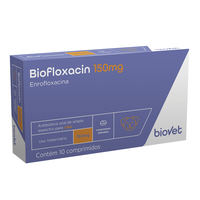 Antibiótico Biovet Biofloxacin 150mg Enrofloxacina para Cães