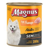 Ração Úmida Lata Magnus Patê Sabor Frango para Cães Adultos de Todos os Portes