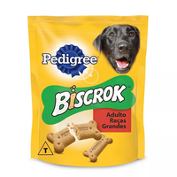 Biscoito Pedigree Biscrok Maxi Para Cães Adultos De Raças Grandes - 1 Kg