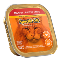 Ração Úmida Special Cat Patê Adultos Carne - 100 Gr
