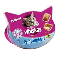 Petisco Whiskas Temptations Pelo Saudável Para Gatos Adultos - 40 G (substituido)