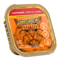 Ração Úmida Special Cat Patê de Carne para Gatos Adultos Castrados